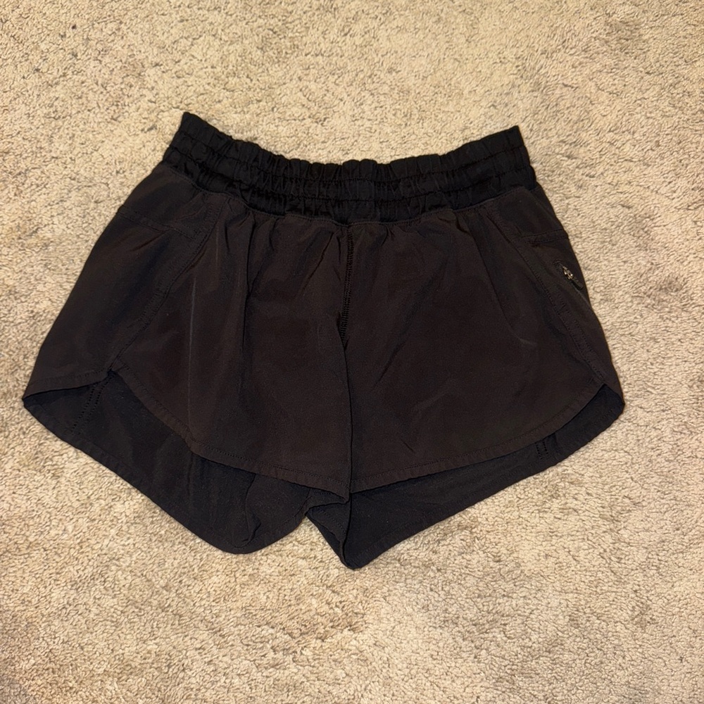 Lululemon black shorts - size 6